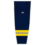 HS2100 Lightweight Pro Hockey Socks - 2011 Michigan Navy - Front