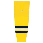 HS2100 Lightweight Pro Hockey Socks - 2011 Michigan Maize - Front