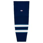 HS2100 Lightweight Pro Hockey Socks - 2011 Winnipeg Navy - Front