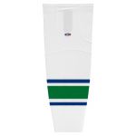 HS2100 Lightweight Pro Hockey Socks - 2004 Vancouver White - Front