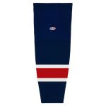HS2100 Lightweight Pro Hockey Socks - Columbus Navy - Front