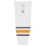 HS2100 Lightweight Pro Hockey Socks - 2009 Buffalo 3rd White - Front