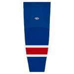 HS2100 Lightweight Pro Hockey Socks - New York Rangers Classic Royal - Front