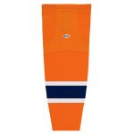 HS2100 Lightweight Pro Hockey Socks - 2015 Edmonton 3rd Orange - Front