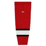 HS2100 Lightweight Pro Hockey Socks - 2010 Ottawa Red - Front