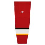 HS2100 Lightweight Pro Hockey Socks - 2013 Calgary Red - Front