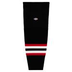HS2100 Lightweight Pro Hockey Socks - 2009 Ottawa 3rd Black - Front
