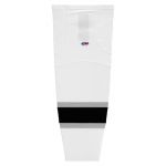 HS2100 Lightweight Pro Hockey Socks - Old La White - Front