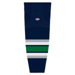 HS2100 Lightweight Pro Hockey Socks - Hartford Navy - Front