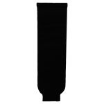HS630 Knitted Solid Hockey Socks - Black - Front