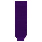 HS630 Knitted Solid Hockey Socks - Purple - Front