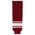 HS630 Knitted Striped Hockey Socks - New Phoenix Av Red - Front