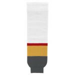 HS630 Knitted Striped Hockey Socks - 2017 Vegas White - Front