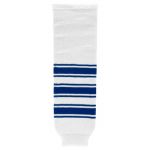 HS630 Knitted Striped Hockey Socks - New Toronto White - Front