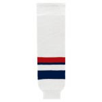 HS630 Knitted Striped Hockey Socks - 2005 Team Usa White - Front