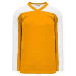 LB153 Box Lacrosse Jersey - Gold/White - Front
