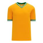 S1333 Soccer Jersey - Gold/Kelly/White - Front
