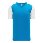 S1375 Soccer Jersey - Pro Blue/White - Front