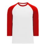 S1846 Soccer Jersey - White/Red - Front