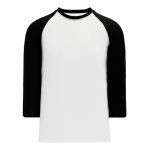 S1846 Soccer Jersey - White/Black - Front