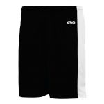 SS9145 Soccer Shorts - Black/White - Front