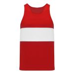 T220 Track Jersey - Red/White - Front
