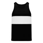 T220 Track Jersey - Black/White - Front
