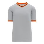 Athletic Knit V1333-111 Volleyball Jersey - Grey/Orange/Black - Primary