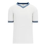 Athletic Knit S1333-207 Soccer Jersey - White/Royal - Primary
