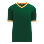 Athletic Knit V1333-439 Volleyball Jersey - Dark Green/Gold/White - Primary
