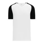 Athletic Knit S1375-222 Soccer Jersey - White/Black - Primary