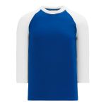 Athletic Knit S1846-206 Soccer Long Sleeve Shirt - Royal/White - Primary