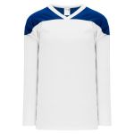 Athletic Knit H6100-207 League Hockey Jersey - White/Royal - Primary
