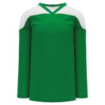 Athletic Knit H6100-210 League Hockey Jersey - Kelly/White - Primary
