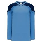Athletic Knit H6100-232 League Hockey Jersey - Sky/Navy - Primary