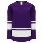 Athletic Knit H6400-220 League Hockey Jersey - Purple/White - Primary