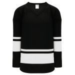 Athletic Knit H6400-221 League Hockey Jersey - Black/White - Primary