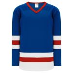 Athletic Knit H6500-333 League Hockey Jersey - Royal/White/Red - Primary
