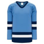 Athletic Knit H6500-475 League Hockey Jersey - Sky/Navy/White - Primary