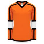 Athletic Knit H7000-330 Select Hockey Jersey - Orange/White/Black - Primary