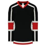 Athletic Knit H7000-348 Select Hockey Jersey - Black/White/Red - Primary