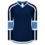 Athletic Knit H7000-761 Select Hockey Jersey - Navy/White/Sky - Primary