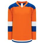 Athletic Knit H7400-483 Select Hockey Jersey - Orange/Royal/White - Primary