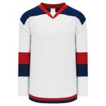 Athletic Knit H7400-765 Select Hockey Jersey - White/Navy/Red - Primary