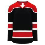 Athletic Knit H7500-348 Select Hockey Jersey - Black/Red/White - Primary