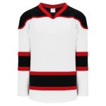 Athletic Knit H7500-415 Select Hockey Jersey - White/Black/Red - Primary