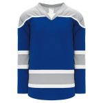 Athletic Knit H7500-446 Select Hockey Jersey - Royal/Grey/White - Primary
