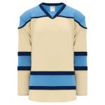 Athletic Knit H7500-545 Select Hockey Jersey - Sand/Sky/Navy - Primary