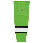 Athletic Knit HS2100-107 Lightweight Pro Hockey Socks - Lime/Black/White - Primary