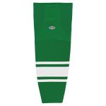 Athletic Knit HS2100-210 Lightweight Pro Hockey Socks - Kelly/White - Primary